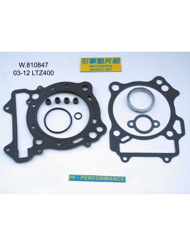 400 LTZ Pochette de joints haut moteur