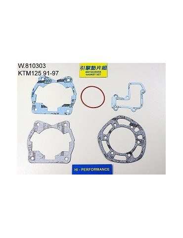 125 SX Pochette de joints haut moteur