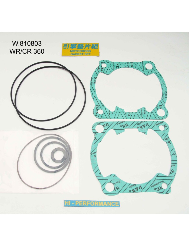 360 CR/WR Pochette de joints haut moteur 360 CR/WR Pochette de joints haut moteur