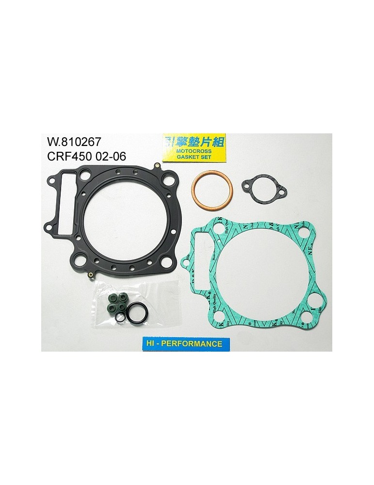 450 CRF Pochette de joints haut moteur 450 CRF Pochette de joints haut moteur