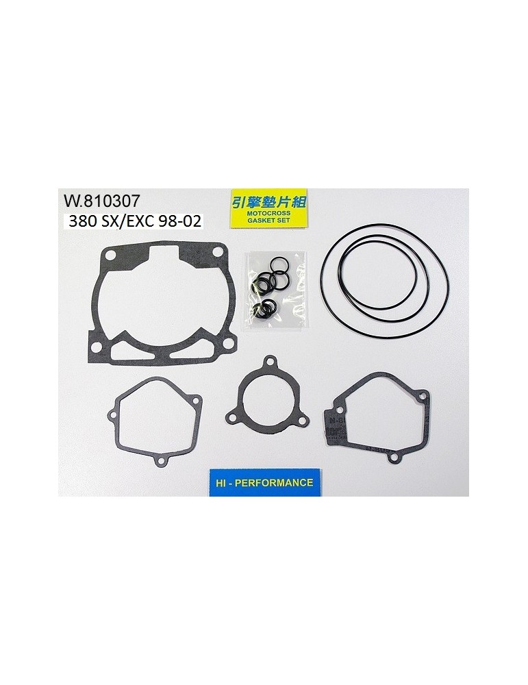 380 SX/EXC Pochette de joints haut moteur