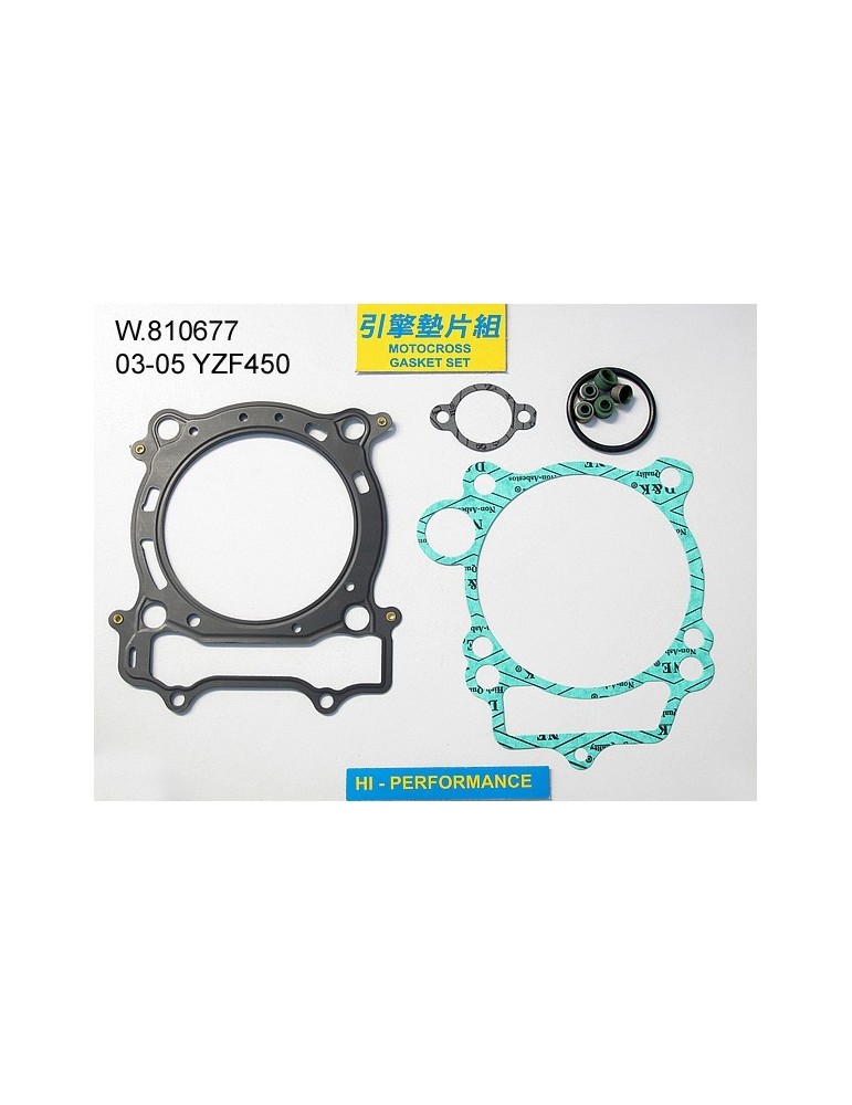 450 YZF Pochette de joints haut moteur