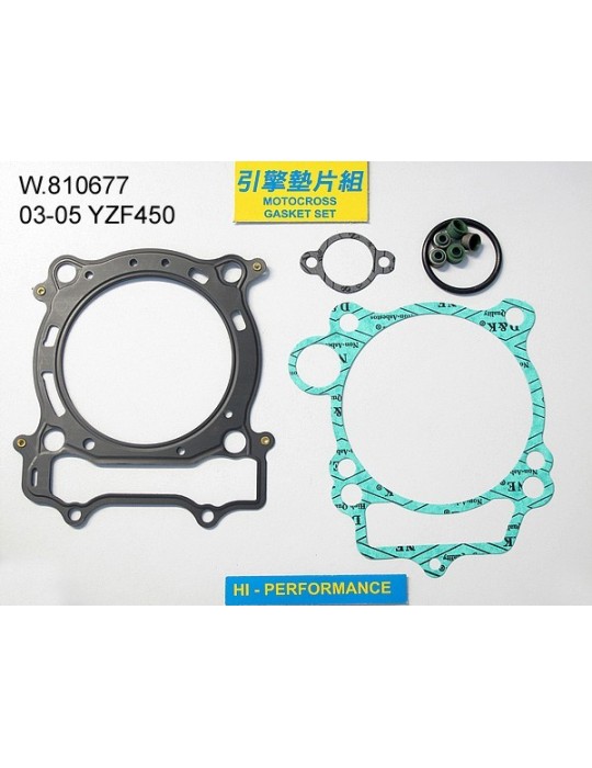 450 YZF Pochette de joints haut moteur