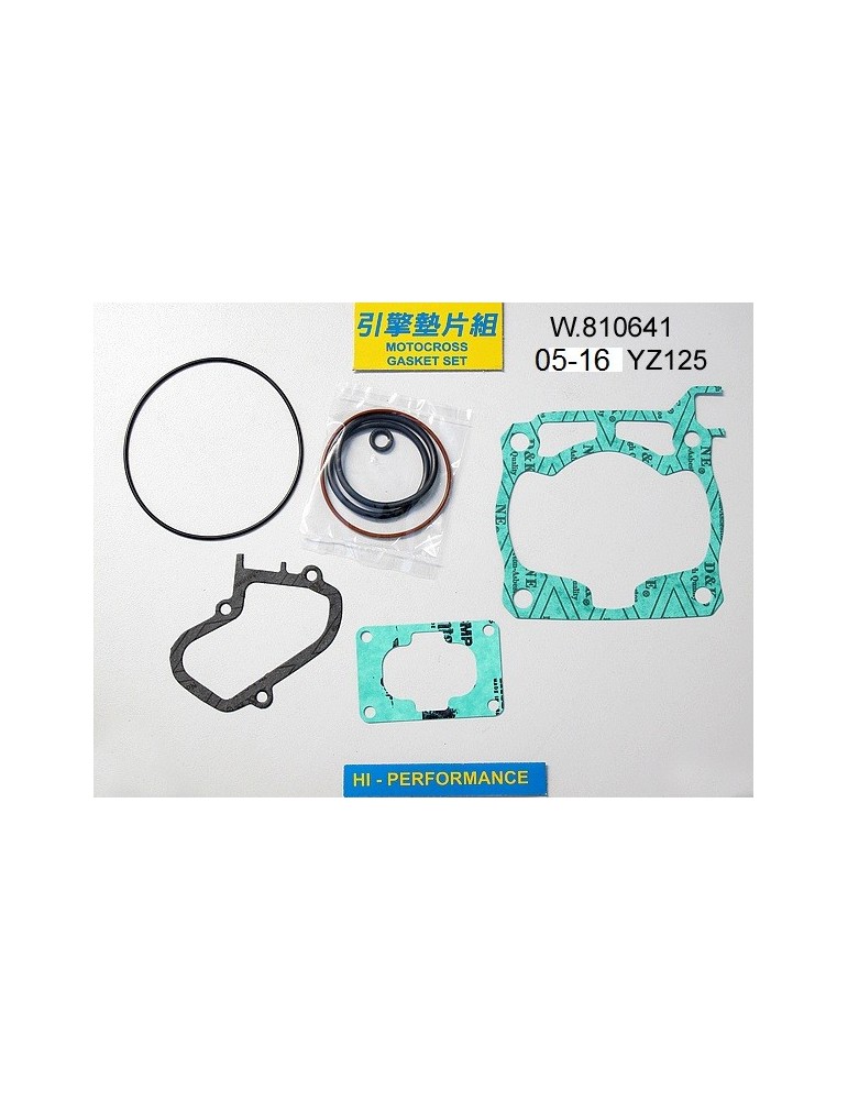 125 YZ Pochette de joints haut moteur