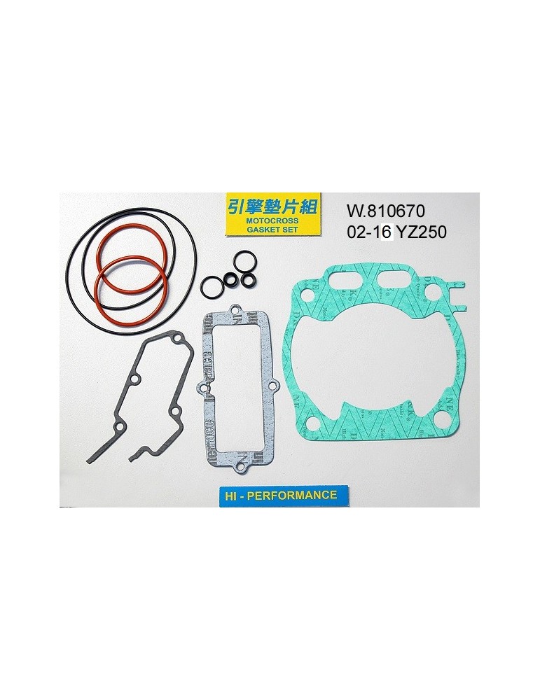250 YZ Pochette de joints haut moteur 250 YZ Pochette de joints haut moteur