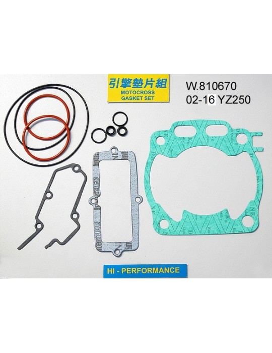 250 YZ Pochette de joints haut moteur 250 YZ Pochette de joints haut moteur