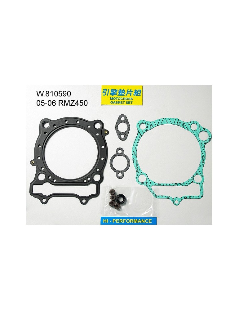 450 RMZ Pochette de joints haut moteur