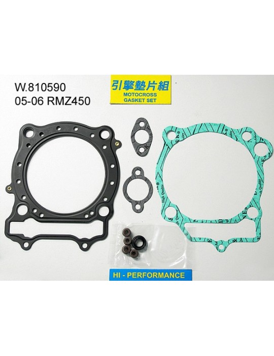 450 RMZ Pochette de joints haut moteur
