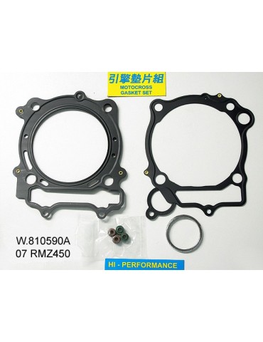 450 RMZ Pochette de joints haut moteur 2