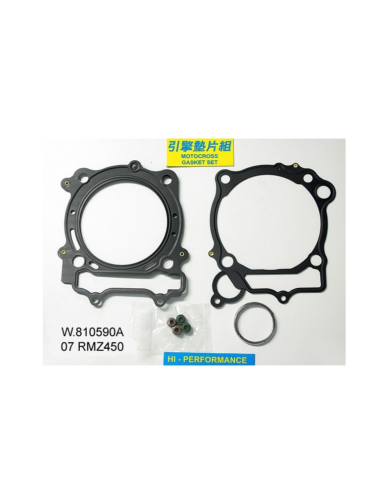 450 RMZ Pochette de joints haut moteur