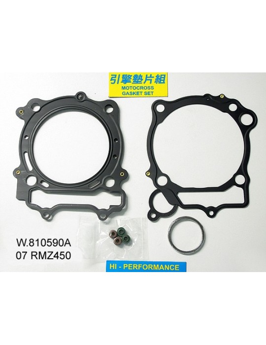 450 RMZ Pochette de joints haut moteur