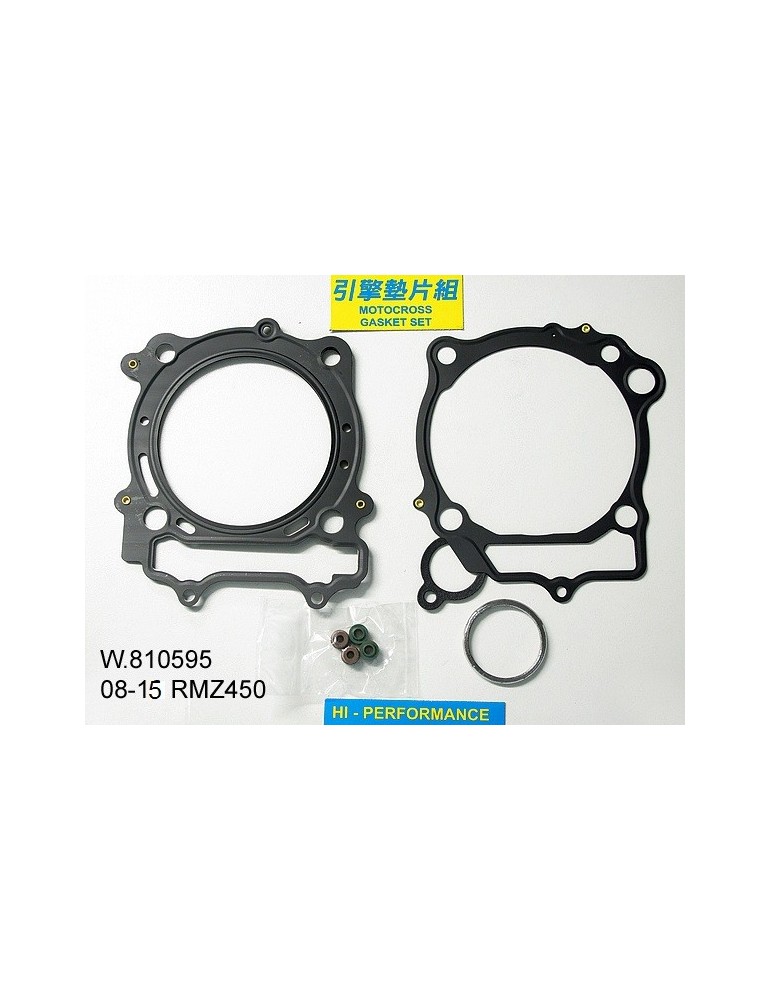 450 RMZ Pochette de joints haut moteur