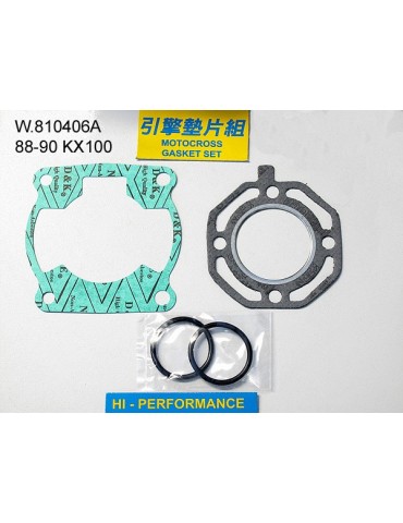 100 KX Pochette de joint haut moteur 2