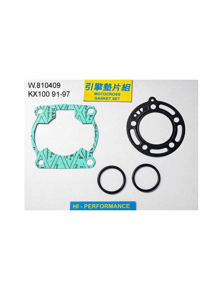 100 KX Pochette de joint haut moteur