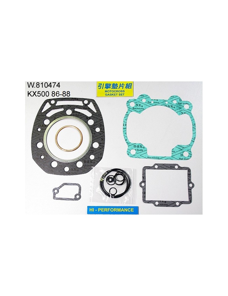 500 KX Pochette de joint haut moteur