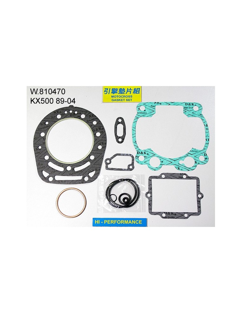 500 KX Pochette de joint haut moteur