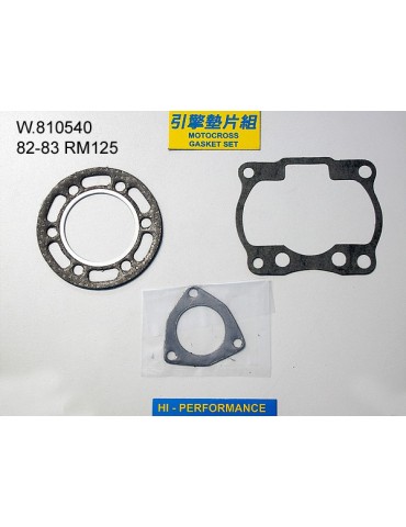 125 RM Pochette de joints haut moteur