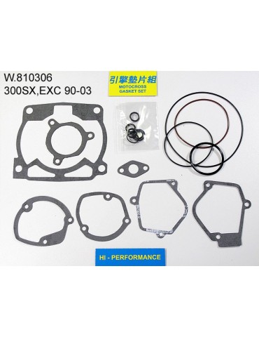 300 SX/EXC Pochette de joints haut moteur