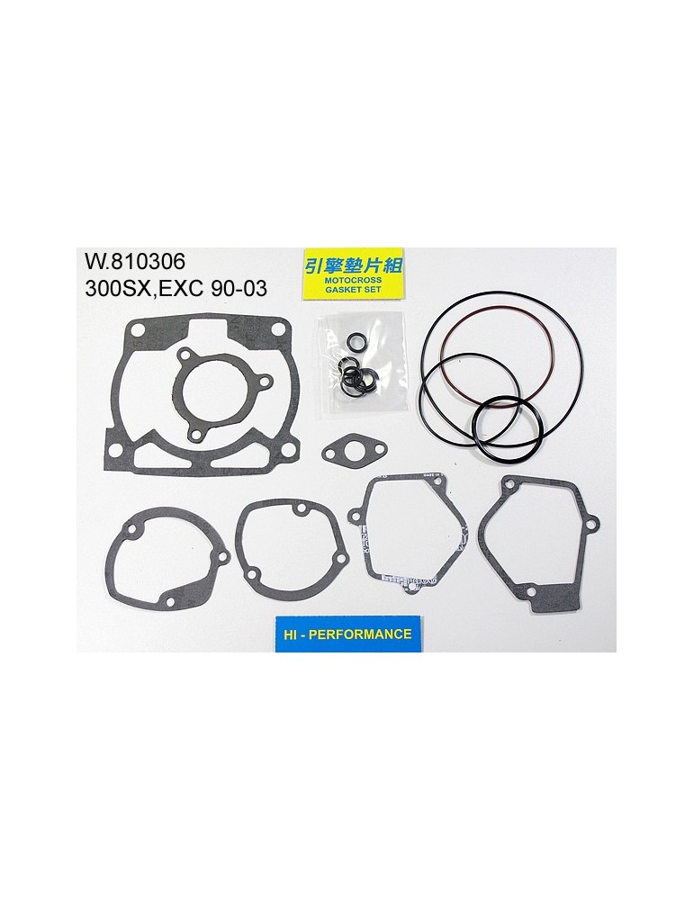 300 SX/EXC Pochette de joints haut moteur 300 SX/EXC Pochette de joints haut moteur