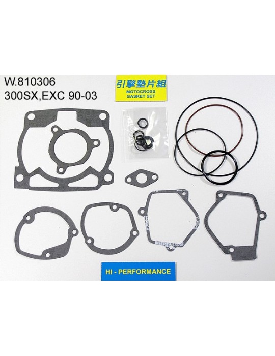 300 SX/EXC Pochette de joints haut moteur 300 SX/EXC Pochette de joints haut moteur