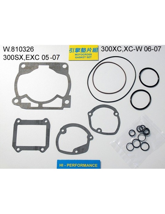 300 SX/EXC Pochette de joints haut moteur