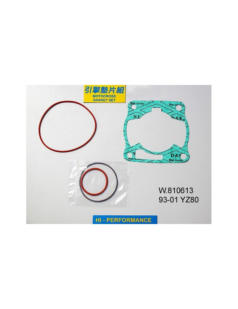 80 YZ Pochette de joints haut moteur