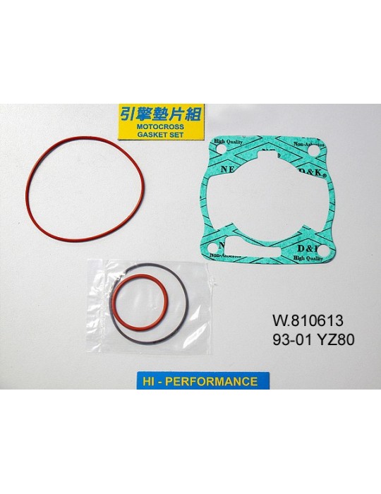 80 YZ Pochette de joints haut moteur