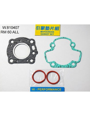 60 RM Pochette de joints haut moteur