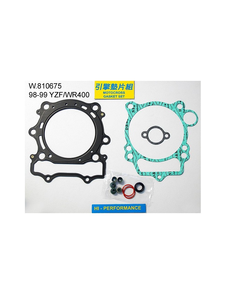 400 YZF/WRF Pochette de joints haut moteur
