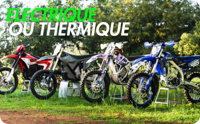 Moto électrique ou moto thermique : quel choix pour le motocross ?
