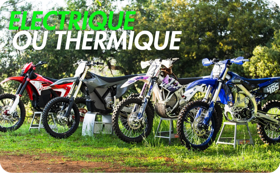 Moto électrique ou moto thermique : quel choix pour le motocross ?